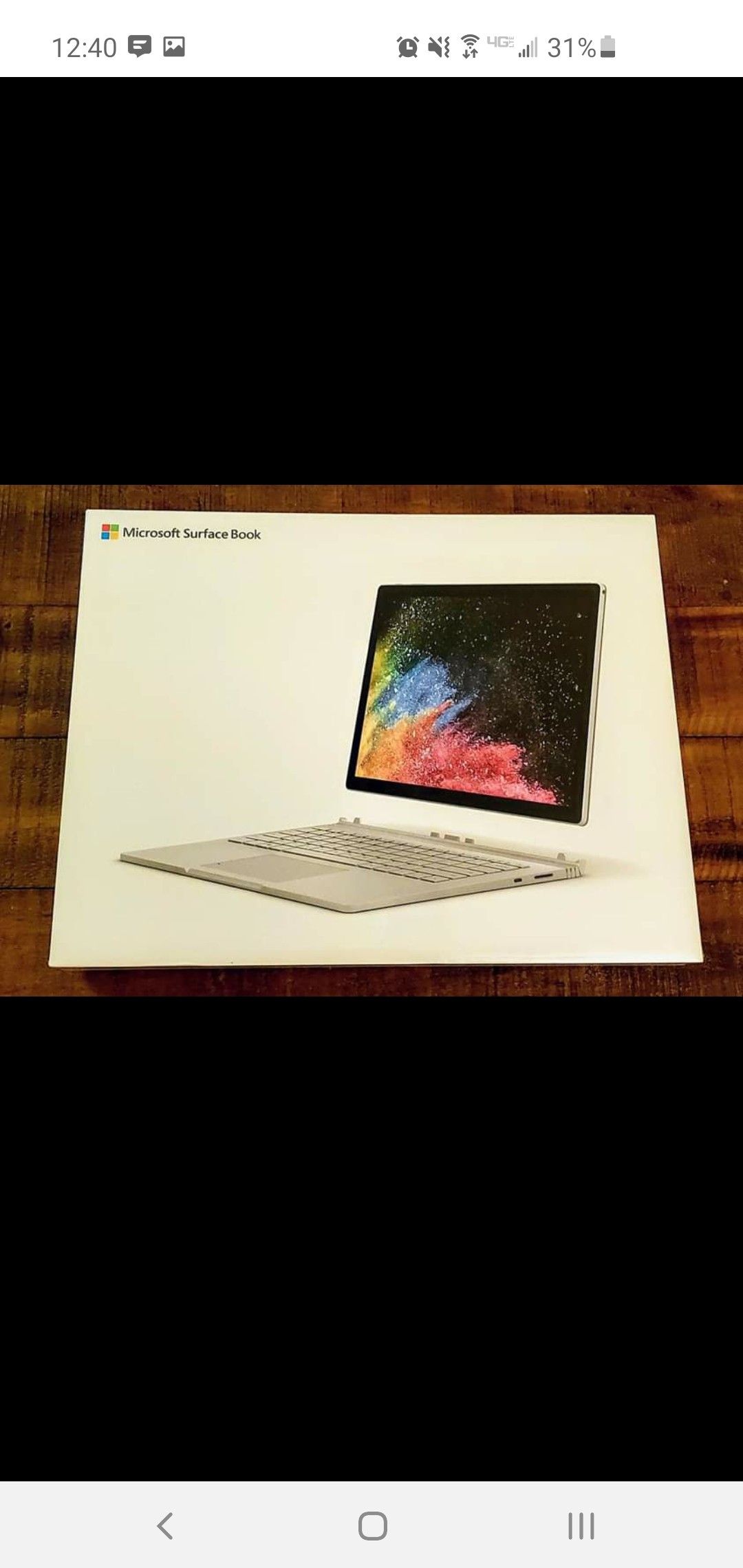 BRAND NEW/UNOPENED Microsoft Surface Book 2 with like new surface dock, arc mouse, and surface pen