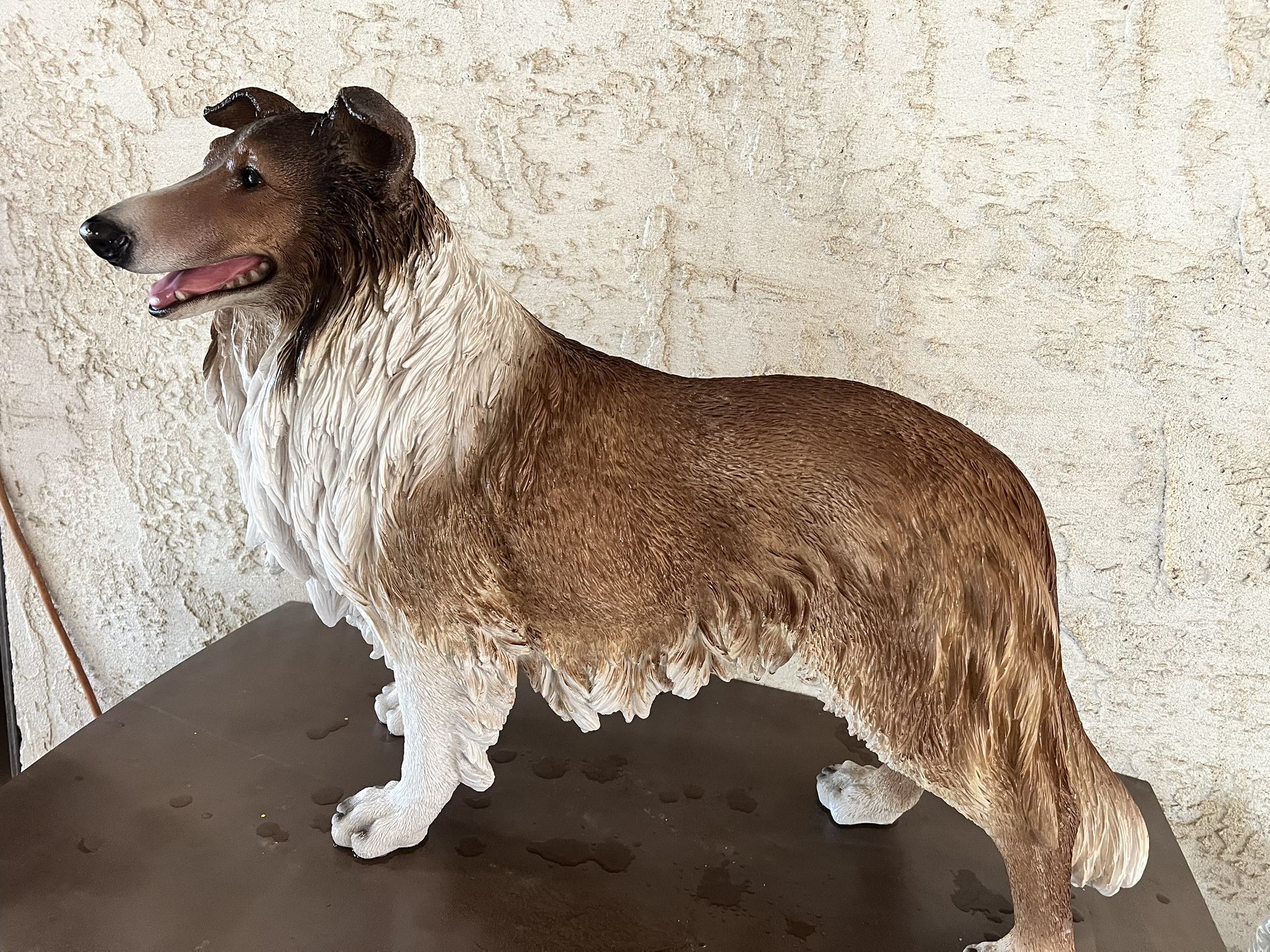 Large Collie Dog 🐕 Statue - Lassie