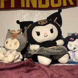 Kuromi Dolls Set Of 3
