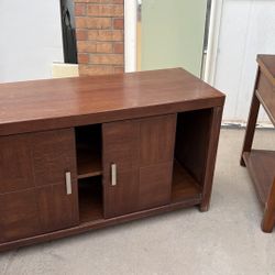 Tv Entertainment Stand And Side Table