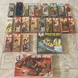 Collector seeking vintage old GI Joe toys dolls action figures accessories 1960s 70s 80s g.i. joes toy figure doll collector collectibles 