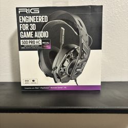 Brand New RIG 500 Pro HC Gaming Headset — 3D Audio