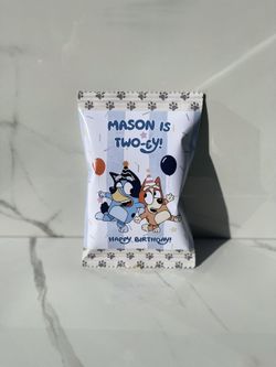 Bluey Themed Chip Bags