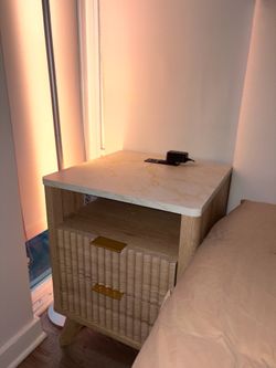 Nightstands with charging stations