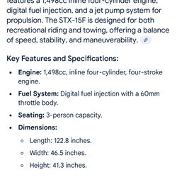 2013 Kawasaki STX-15f Jetski
