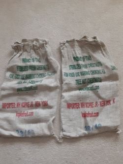 Two Burlap Bags