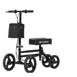 NEW YF-9005G Elenker Knee Walker 10" Wheels with Dual Braking System New, Open Box Weight Capacity 300 Pounds