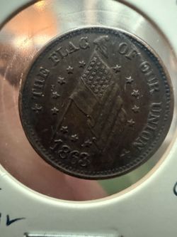 1863 Civil War Token - Army/Navy