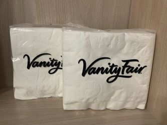 Vanity Fair “Entertain” (larger) Napkins, Price for Both (multiple sets available)