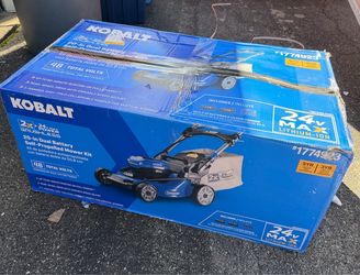 Kobalt KLMS 2524A-03 20” 48V Self-Propelled Lawn Mower Kit New Open Box