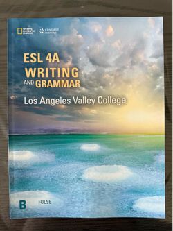 ESL 4A WRITING AND GRAMMAR B FOLSE