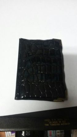 Vinyl credit card holder