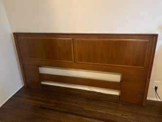 Bed headboard wooden