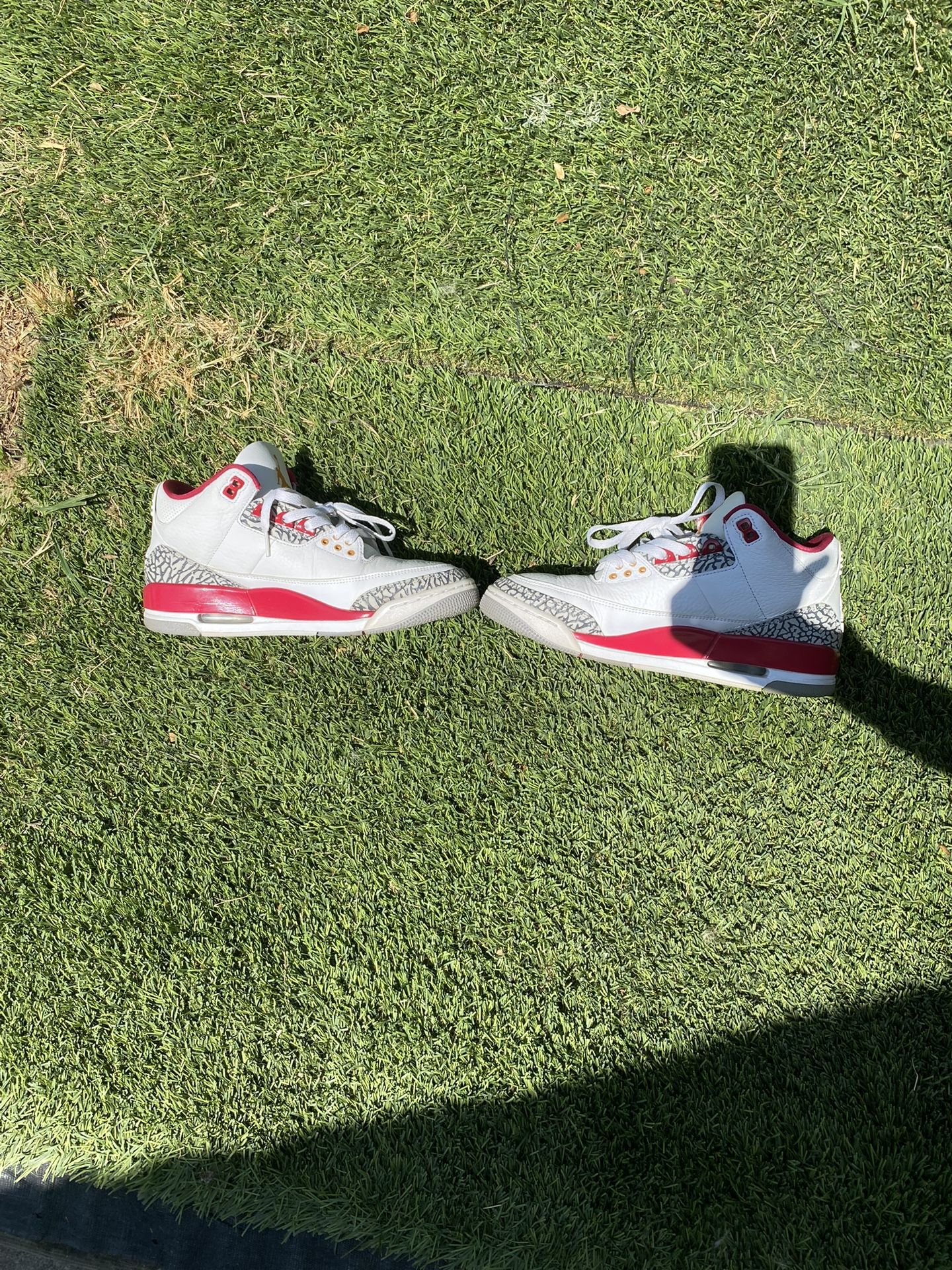 Cardinal Red Jordan 3s