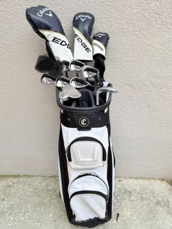 Callaway Org 14 Cart Bag with clubs