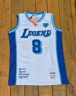 Kobe Bryant 8/24 Legend Basketball Jersey Headgear Classics HGC BlueWhite Size M