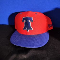 Philadelphia Phillies Baseball Cap Liberty Bell New Era MLB Men Adult Stretch (Size 7 3/8)