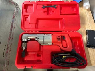 Milwaukee 7 Amp Corded 1/2 in. Corded Right-Angle Drill Kit with Hard Case