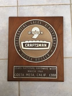 Craftsman man cave garage Sears Antique