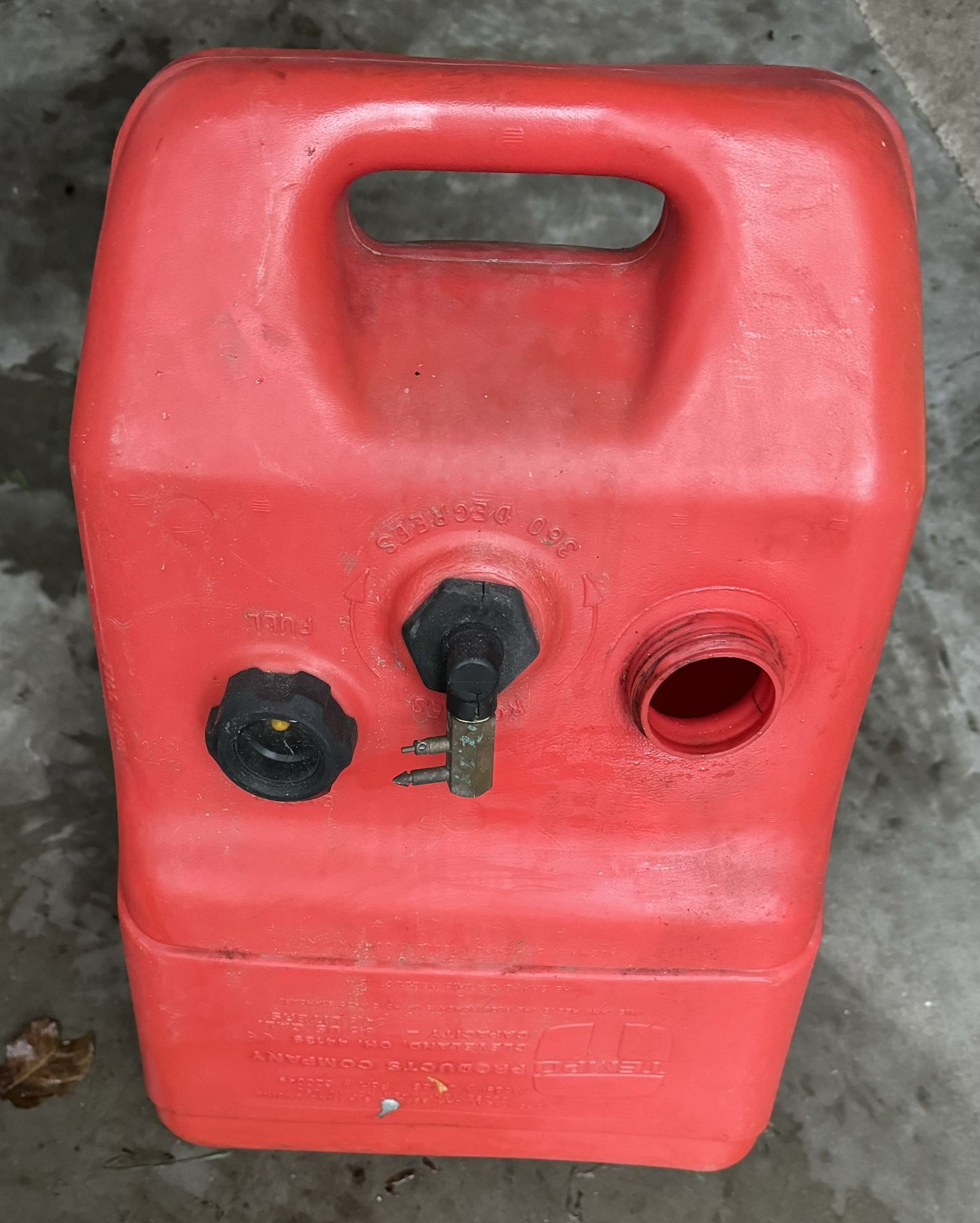 One 6 Gallon Gas Can Container $19.88