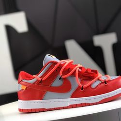 Nike Dunk ow Off White Univesity Red