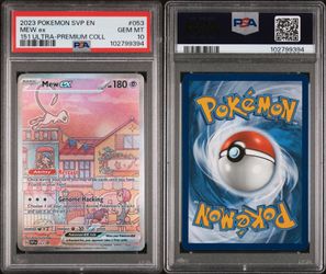2023 Pokemon Mew EX SVP UPC 151 Ultra Premium Coll PSA 10 GEM MINT EN #053