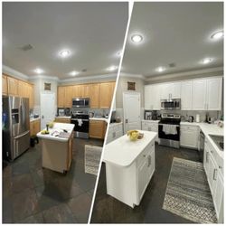 Kitchen Cabinet ,Bathroom , Tub , Tiles 