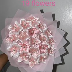 Hand-made Silk Ribbon Bouquet 💐❤️