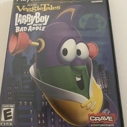 Playstation 2 - veggie tales, Larry boy and the bad apple