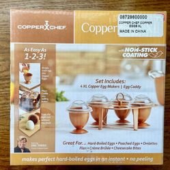 NEW Copper Chef XL Egg Makers