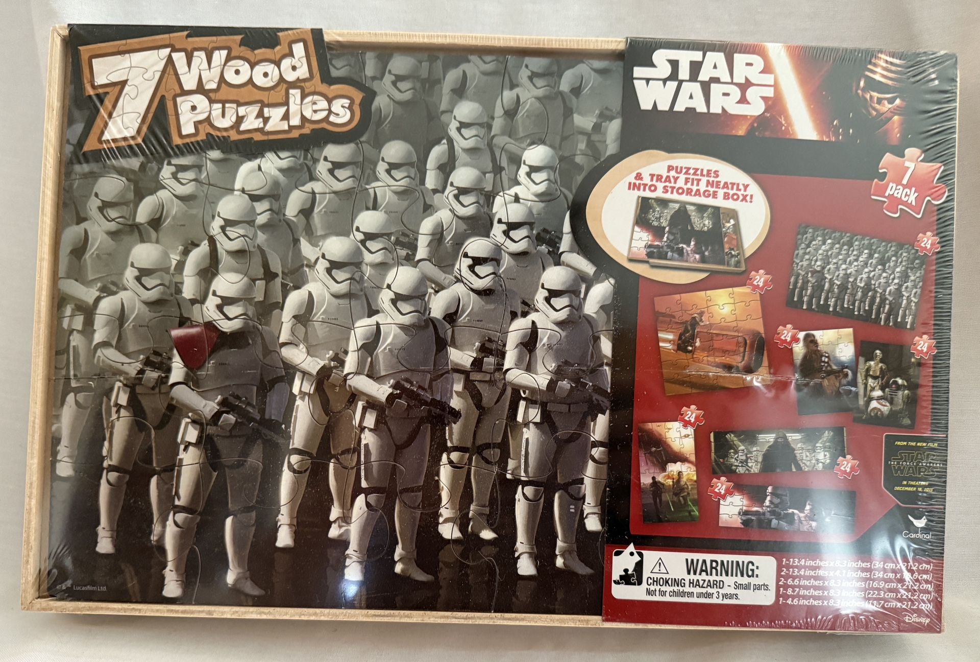 Star Wars Wooden Puzzles - New