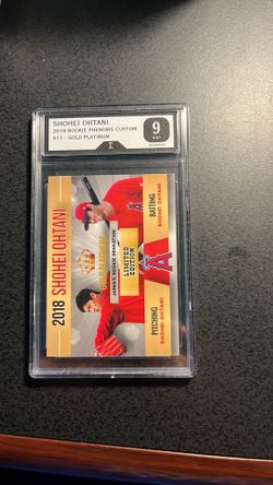 Ohtani 2018 Rookie Cards-Graded