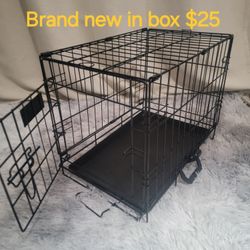 New In Box! 18"x12"x14 Small Dog Crate Foldable Cat Cage With Tray. Portable Puppy Kennel Jaula De Mascota 