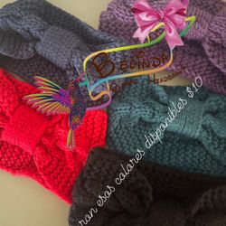 Diadema Crocheted 🧶 Súper Suave Colores Disponibles 