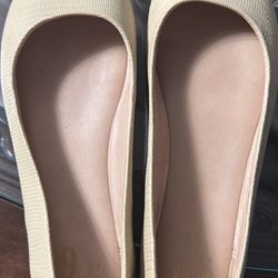 Beige Ballet Flats