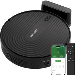 R1 Robot Vacuum Cleaner, Automatic Recharge, Tangle-free, 140min Runtime, Scheduling, Remote Control/ APP/ Alexa/Google, Auto/Edge/Spot Mode, 600mL Du