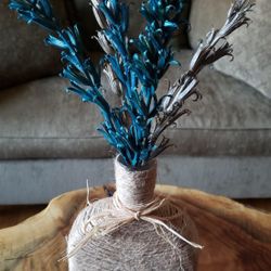 Cheery Handcrafted Vase with Flowers