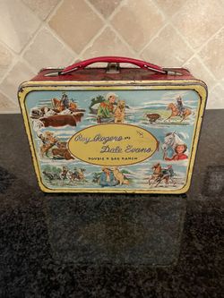 Roy Rogers And Dale Evan’s Double Bar R Ranch Lunch Box No Thermos