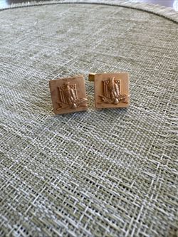 Vintage 12k Gold filled Eagle Crest Cufflinks