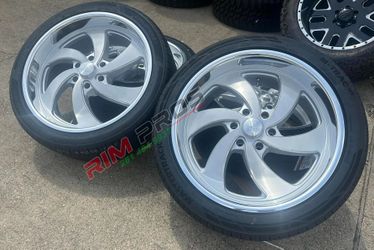 24" US MAG RIMS TIRES 5&6 LUG WE FINANCE 