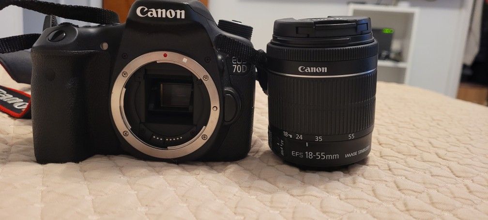 Canon EOS D70 WITH LENSE