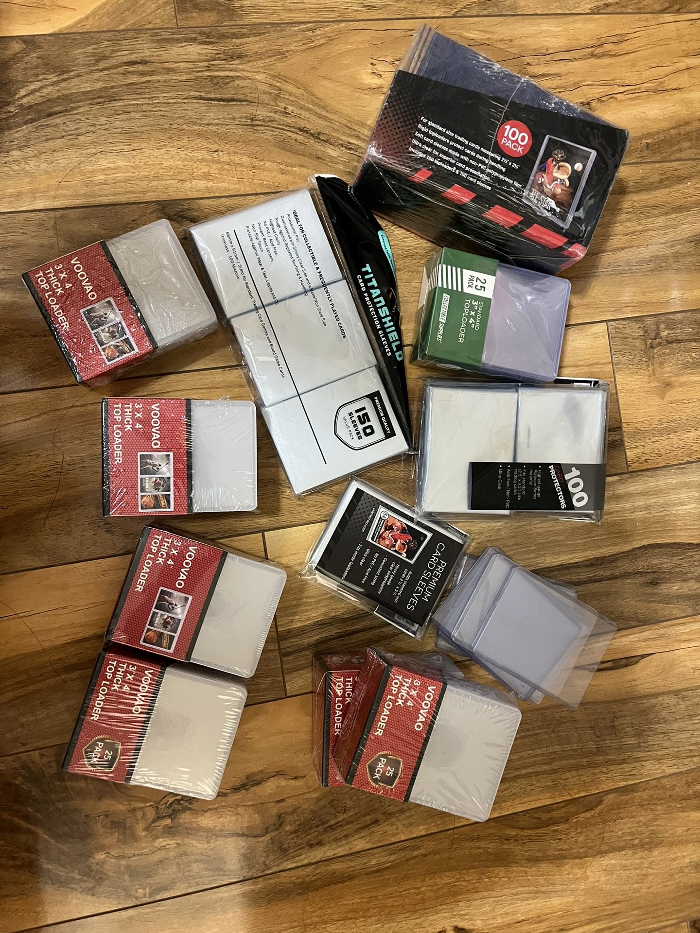 Trading Card Sleeves/Top Loader Lot
