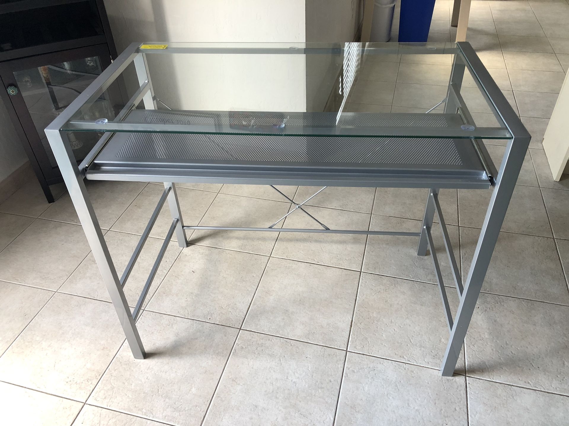 Small Glass Top Desk