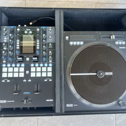 DJ RANE 72 seventy two MIXER MK1, RANE 12 twelve MK1 DIGITAL TURNTABLE, ROLLING ODYSSEY CASE (OBO)