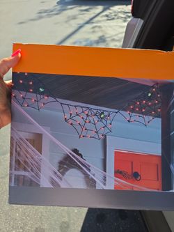 Halloween Spiderweb Lights