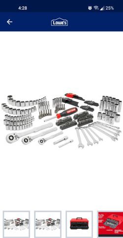 Craftsman 256-pcs Metric And Standard Mechanics Tool Set With Hard Case - New