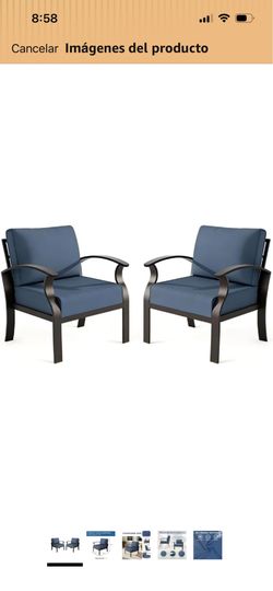 Outdoor patio chairs with Navi