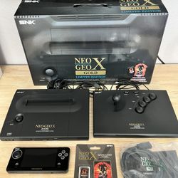 SNK Neo Geo X Gold Limited Edition Handheld Video Game Console