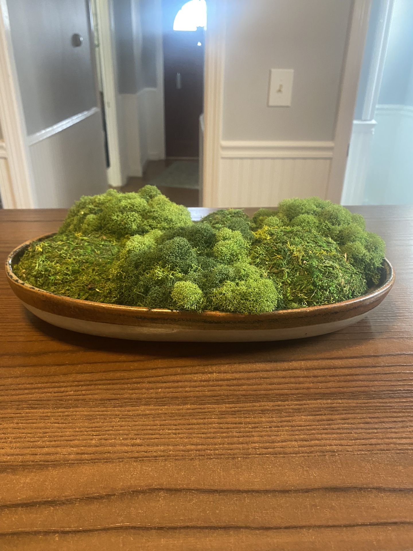 Moss Bowl Centerpiece-RH Dupe