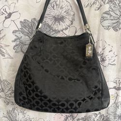 Coach Signature Jacquard Hobo Bag